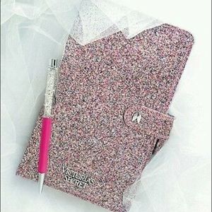 💗VICTORIA SECRET Limited Edition Glitter Notebook